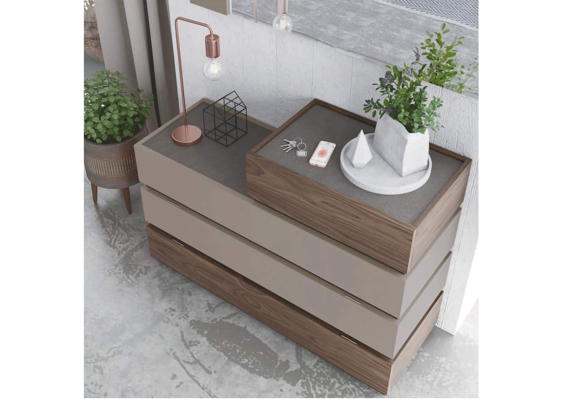 Leo Dresser And Mirror And Chest image 6