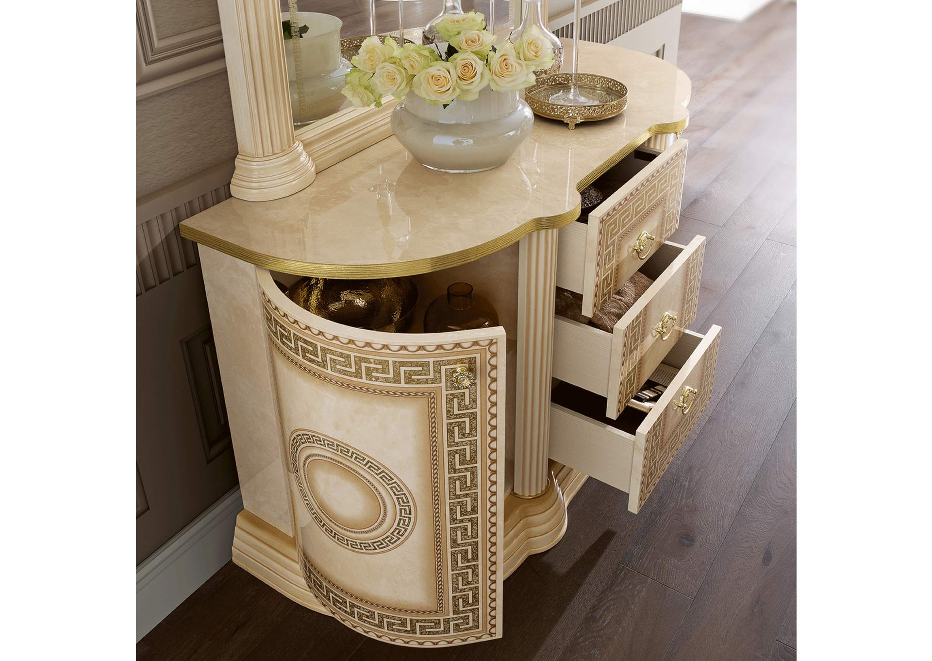 Aida 2 Door Buffet Ivory SET image 3