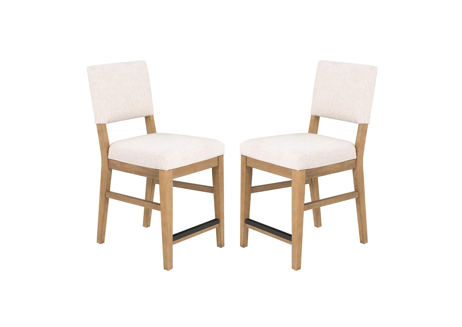 Millwork Pair of Counter Chairs image 1