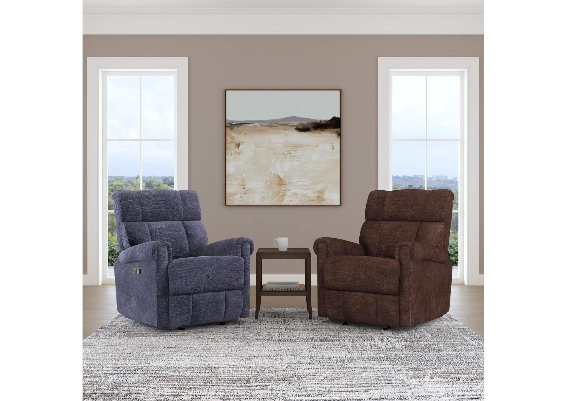 Classic Perfect Match Power Gliding Recliner with Power Headrest & Lumbar image 7