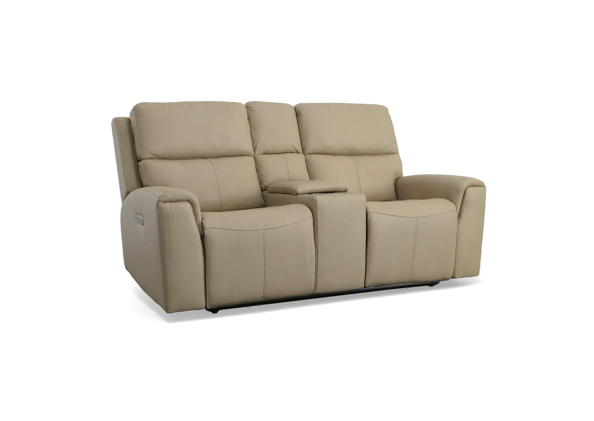 Jarvis Power Reclining Loveseat with Console & Power Headrests image 1