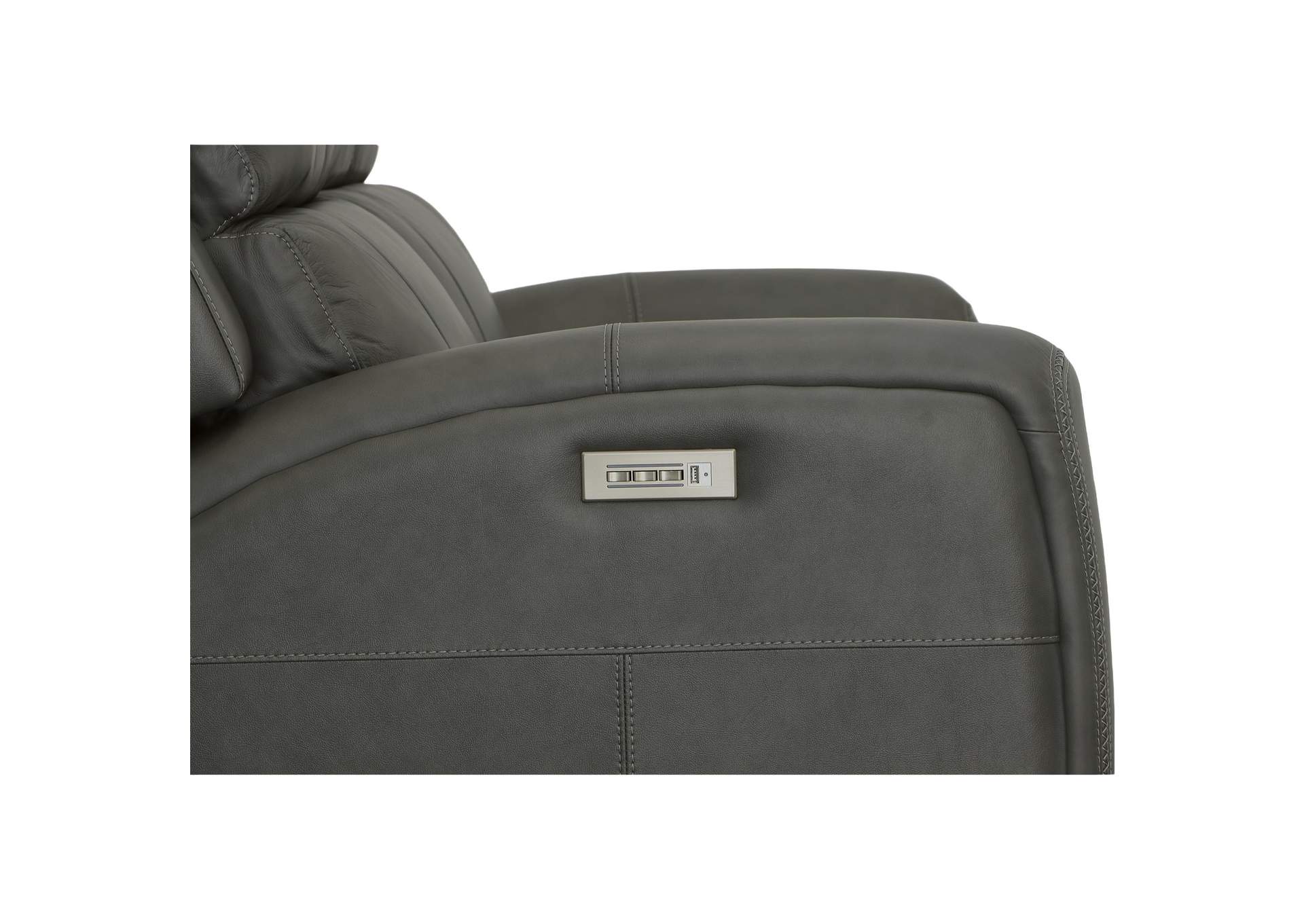 Linden Power Reclining Loveseat with Power Headrests & Lumbar image 7