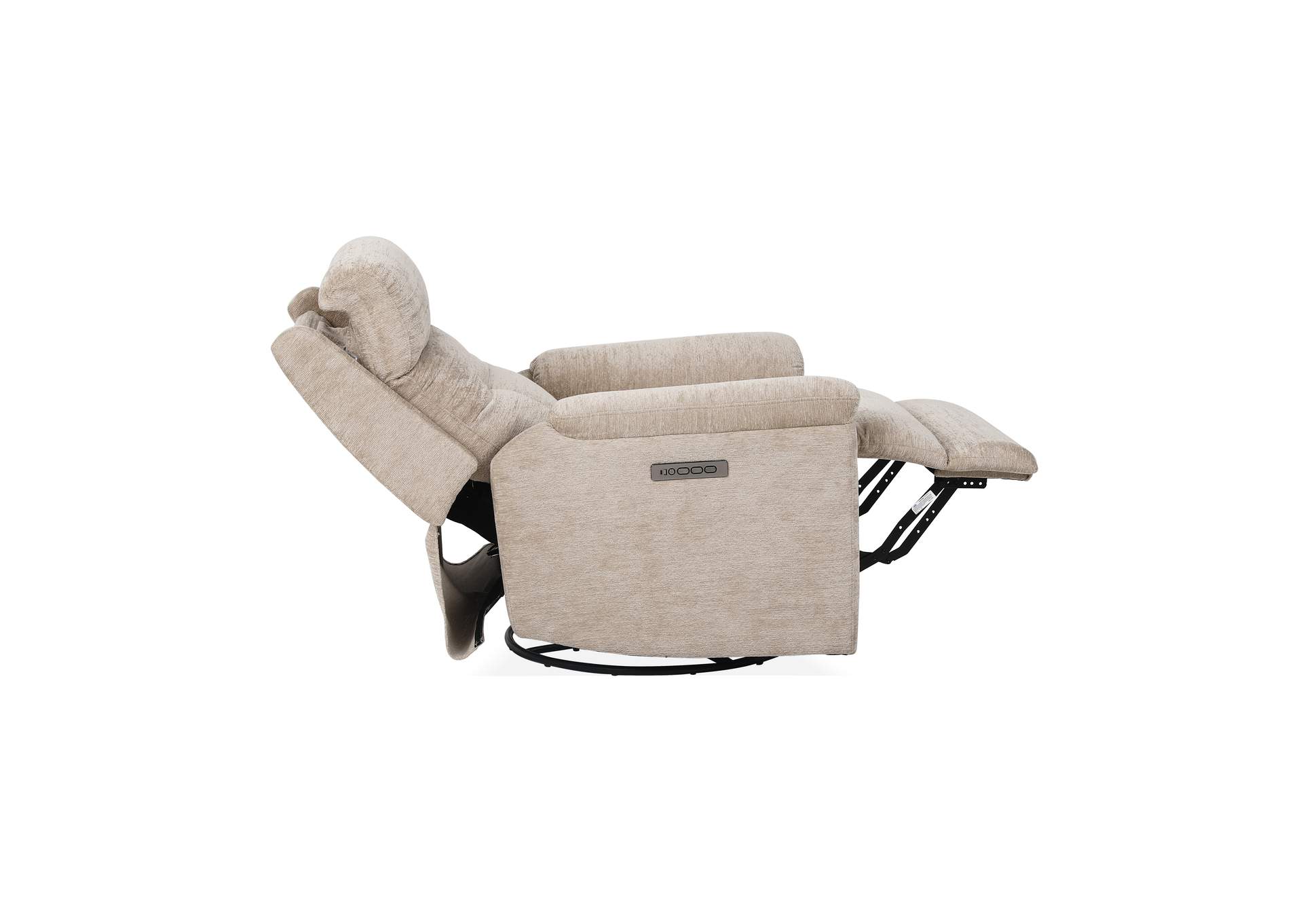 Sophisticated Perfect Match Power Swivel Gliding Recliner with Power Headrest & Lumbar image 5