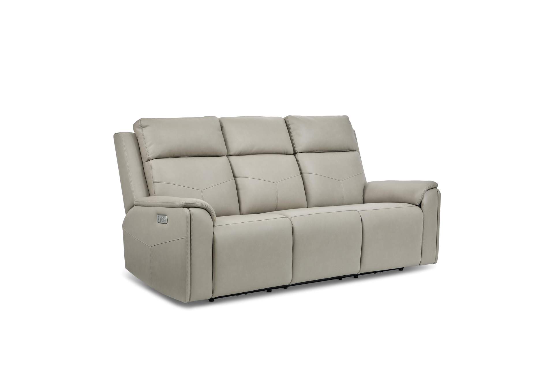 Vernon Power Reclining Sofa with Console, Power Headrest, Lumbar, Heat & Massage image 1