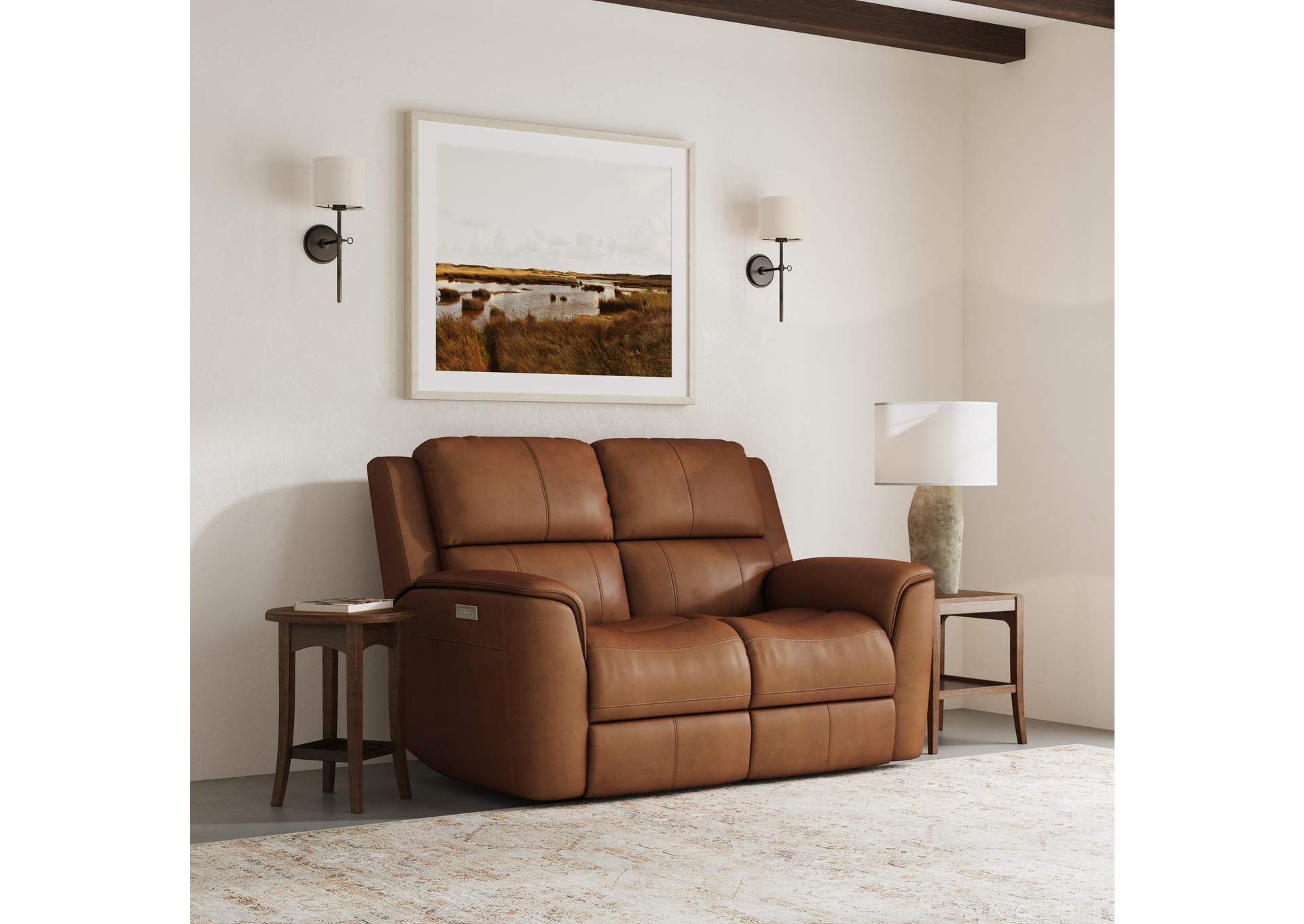 Henry Power Reclining Loveseat with Power Headrests & Lumbar image 8