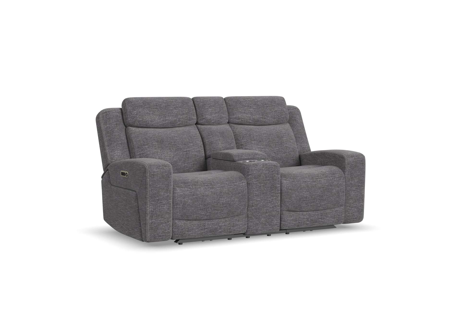 Ridge Power Reclining Loveseat with Console and Power Headrests image 1
