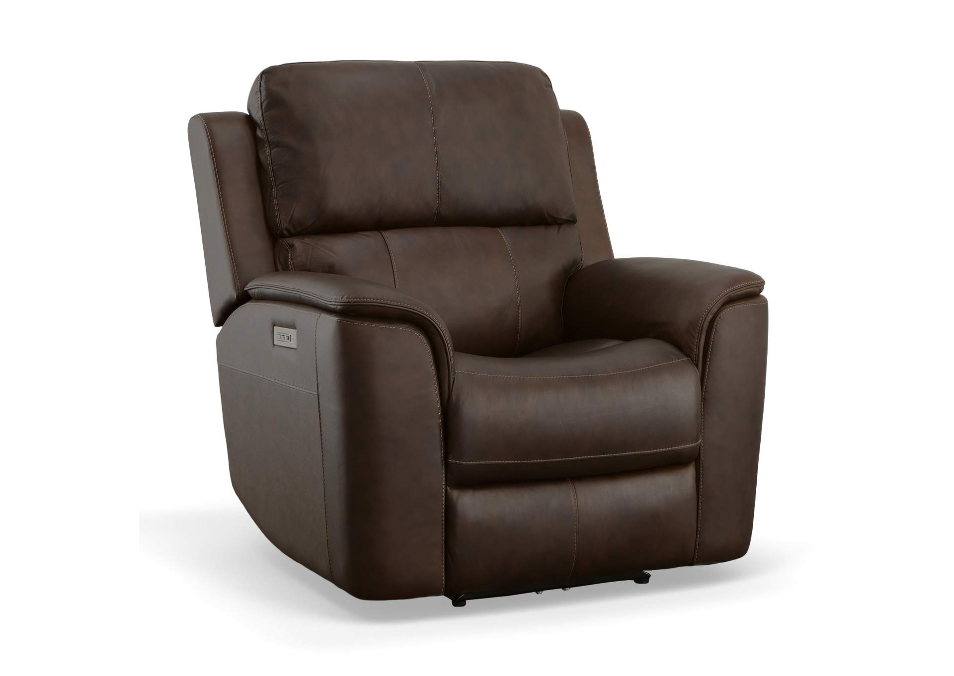 Henry Power Recliner with Power Headrest & Lumbar image 1