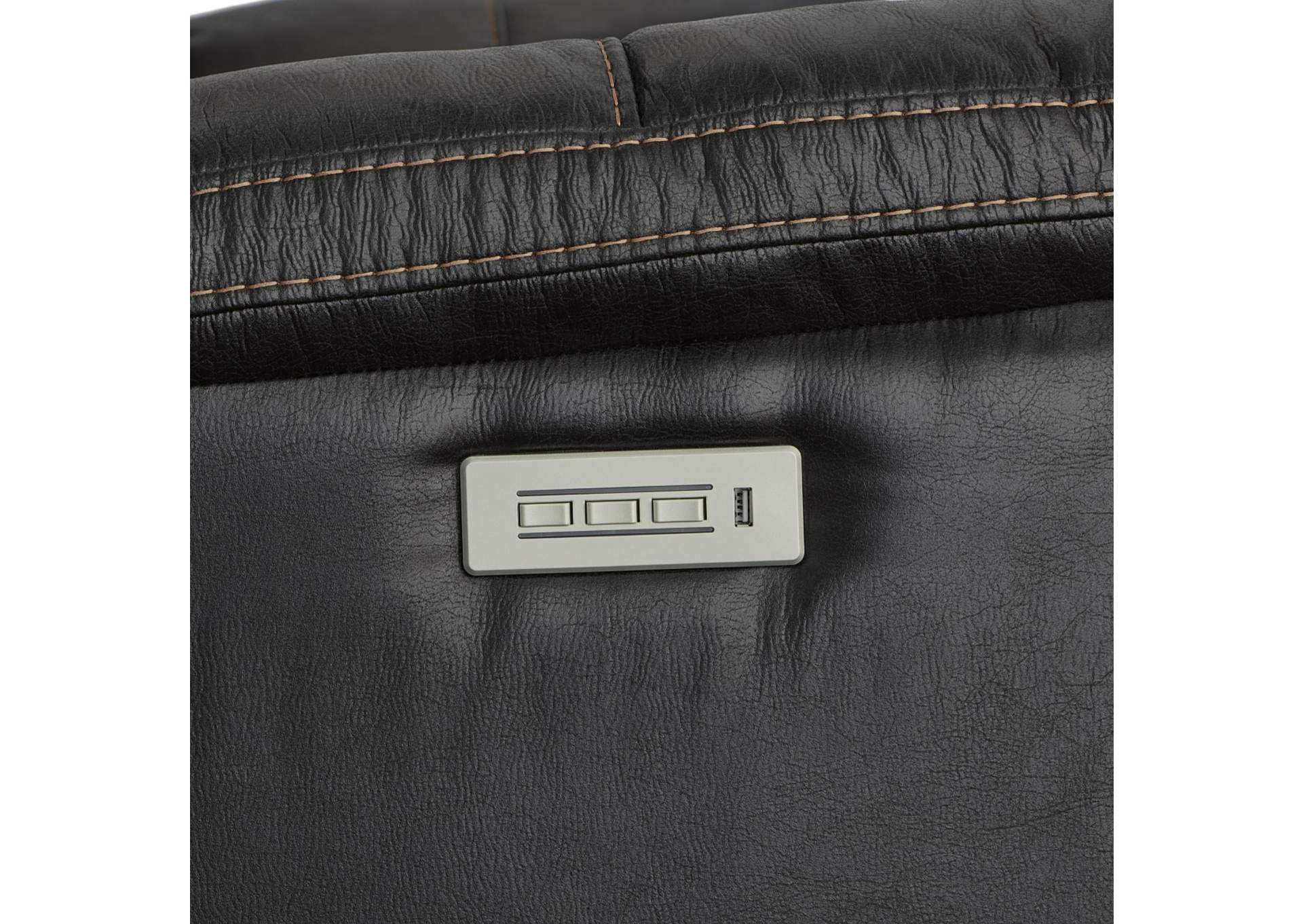Clive Power Reclining Loveseat with Power Headrests & Lumbar image 7