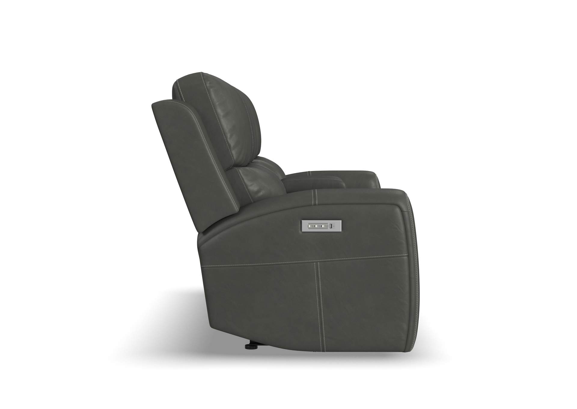 Linden Power Reclining Loveseat with Console & Power Headrests & Lumbar image 5