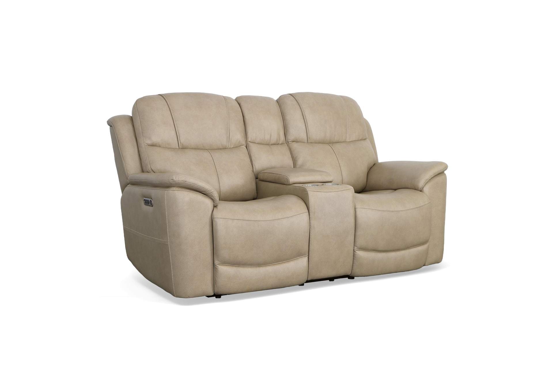 Crew Power Reclining Loveseat with Console, Power Headrests & Lumbar image 3