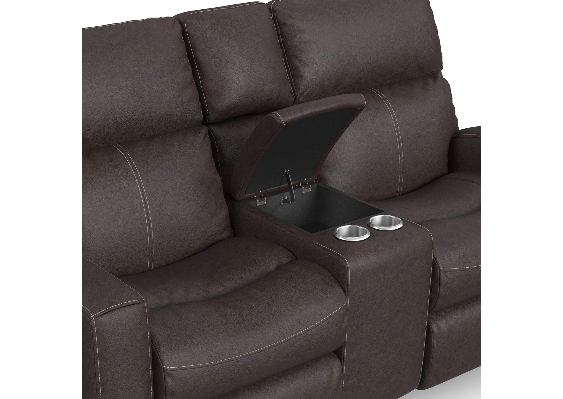 Score Power Reclining Loveseat with Console & Power Headrests & Lumbar image 9