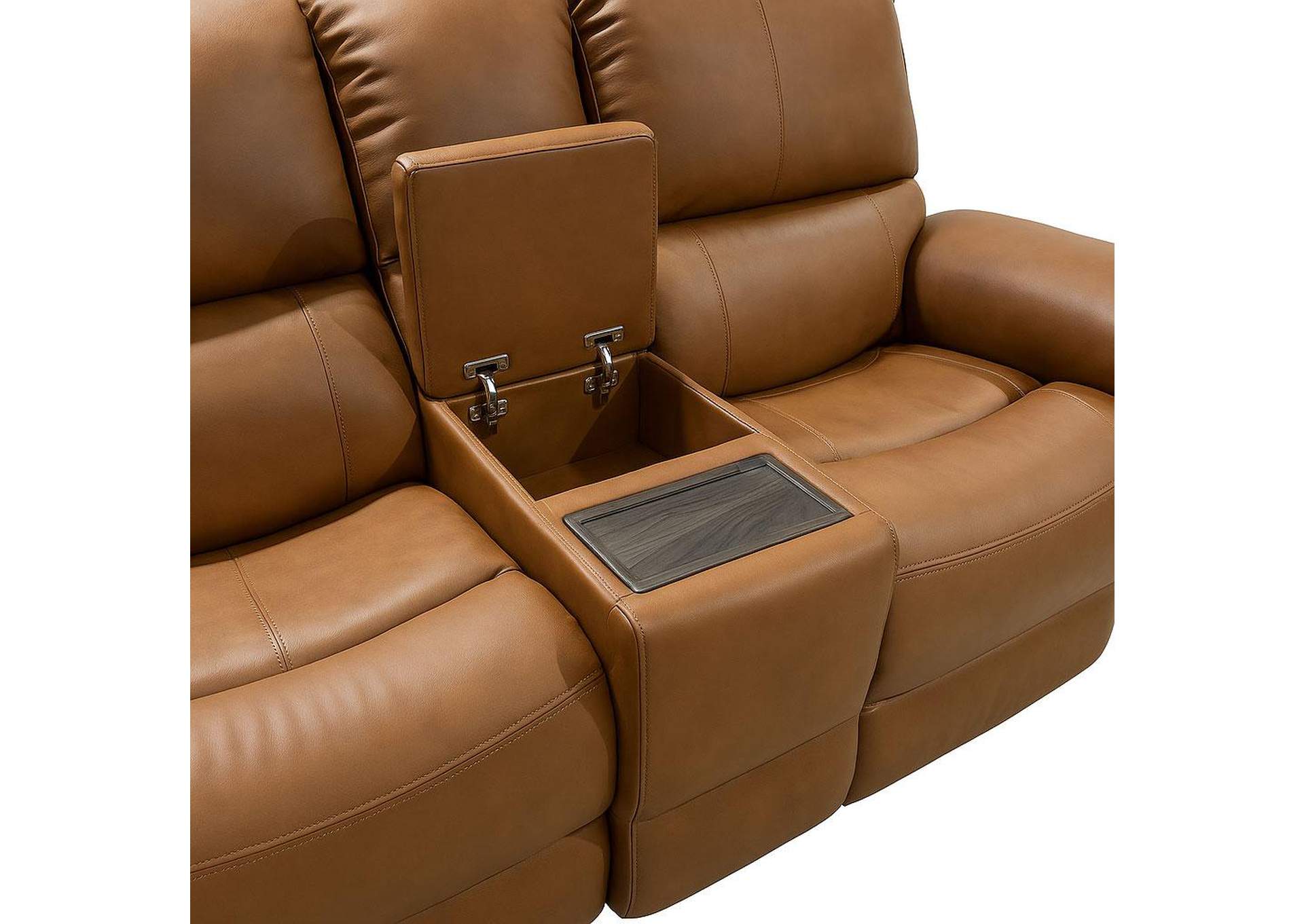 Henry Power Reclining Loveseat with Console & Power Headrests & Lumbar image 8