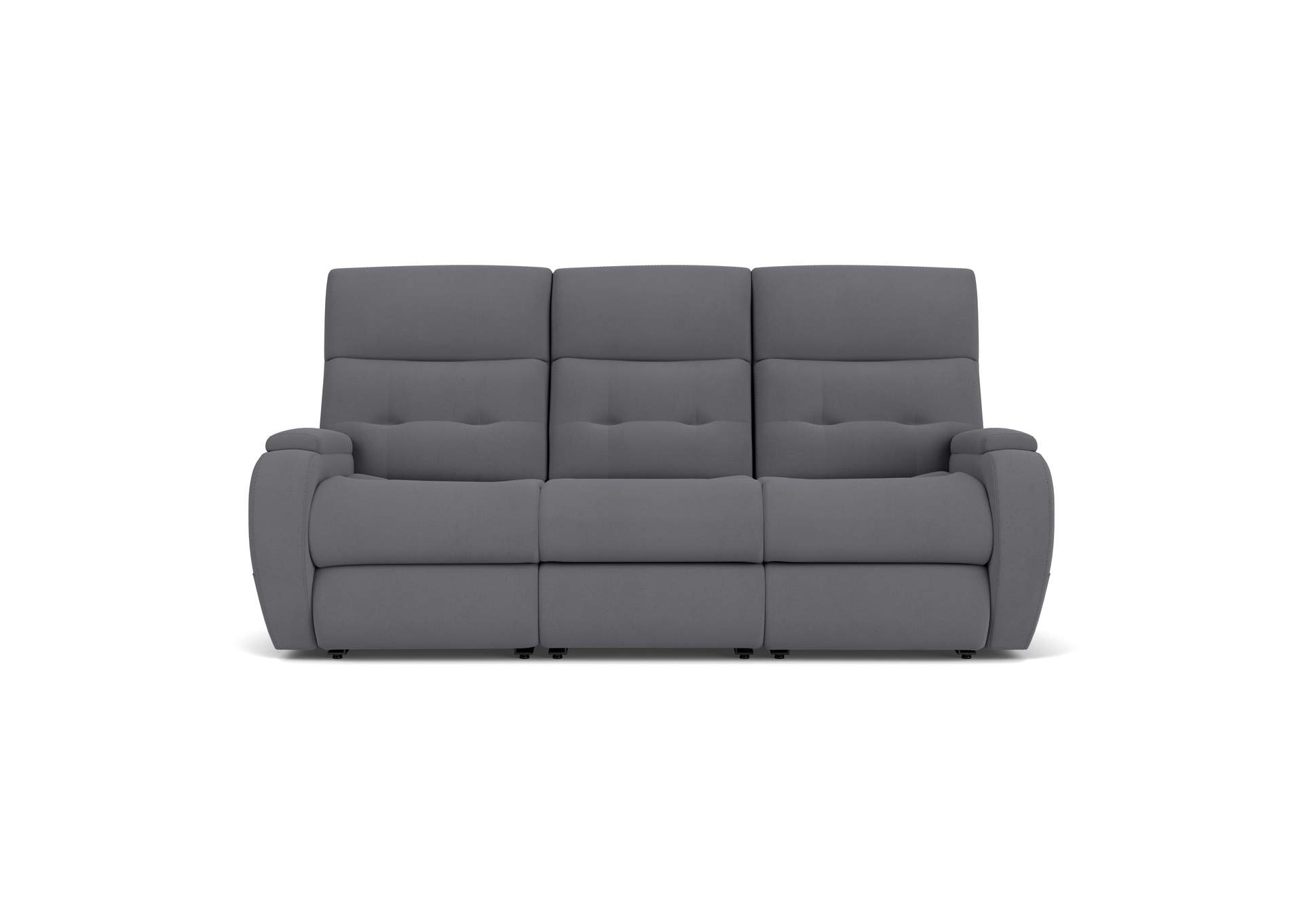Strait Power Reclining Sofa with Power Headrests image 8