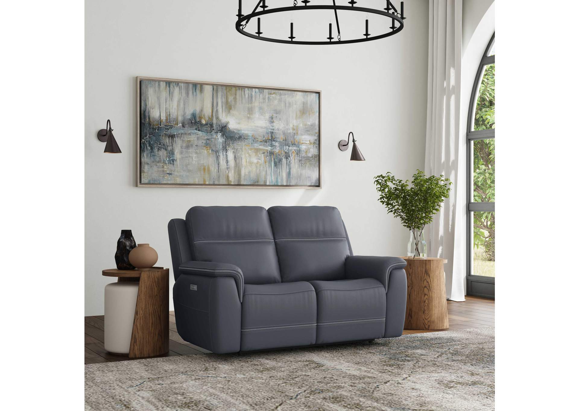Sawyer Power Reclining Loveseat w/ Pwr Headrests, Lumbar image 9