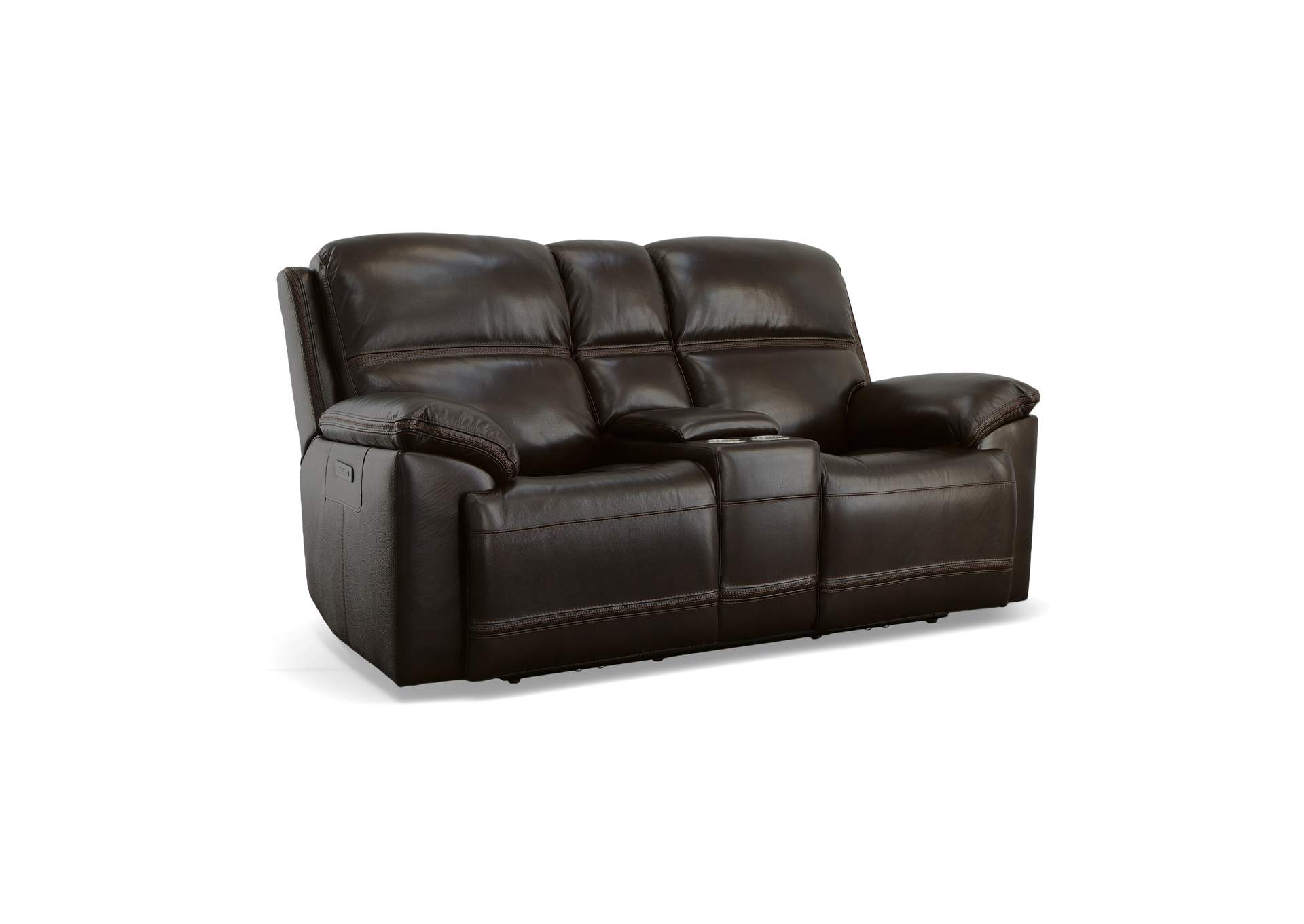 Jackson Power Reclining Loveseat with Console & Power Headrests image 1