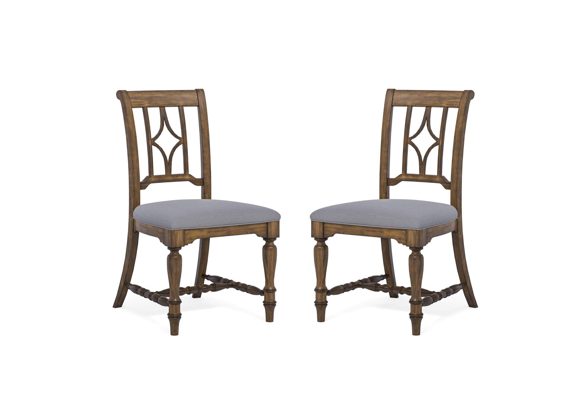 Plymouth Pair of Upholstered Dining Chairs image 1