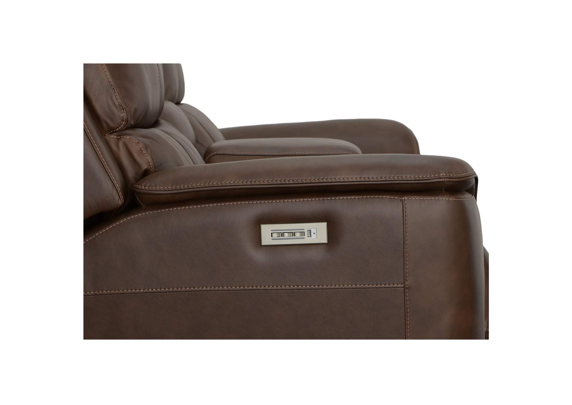 Henry Power Reclining Loveseat with Console & Power Headrests & Lumbar image 6