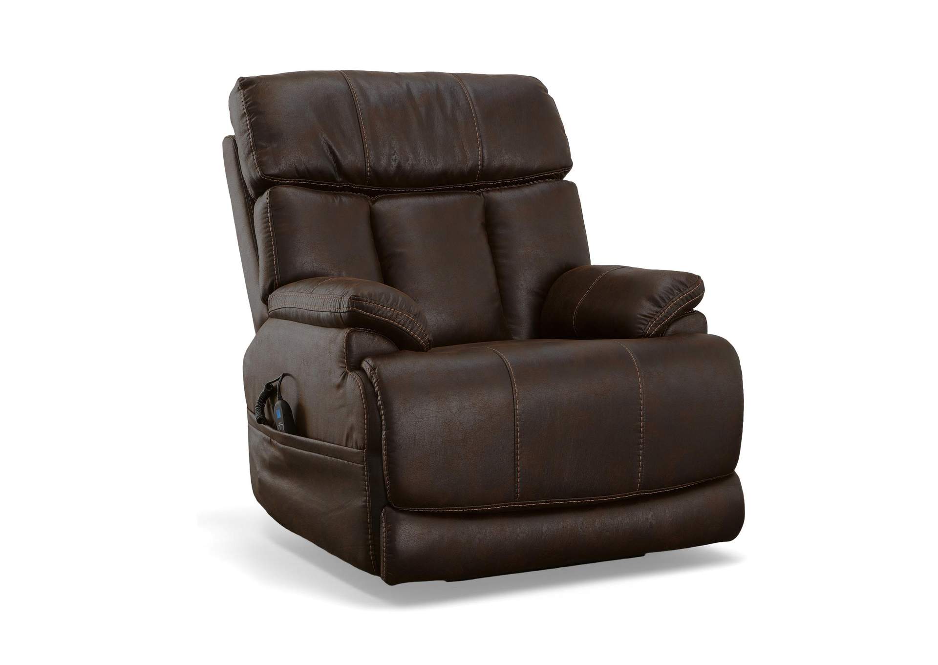 Clive Power Recliner with Power Headrest & Lumbar image 1