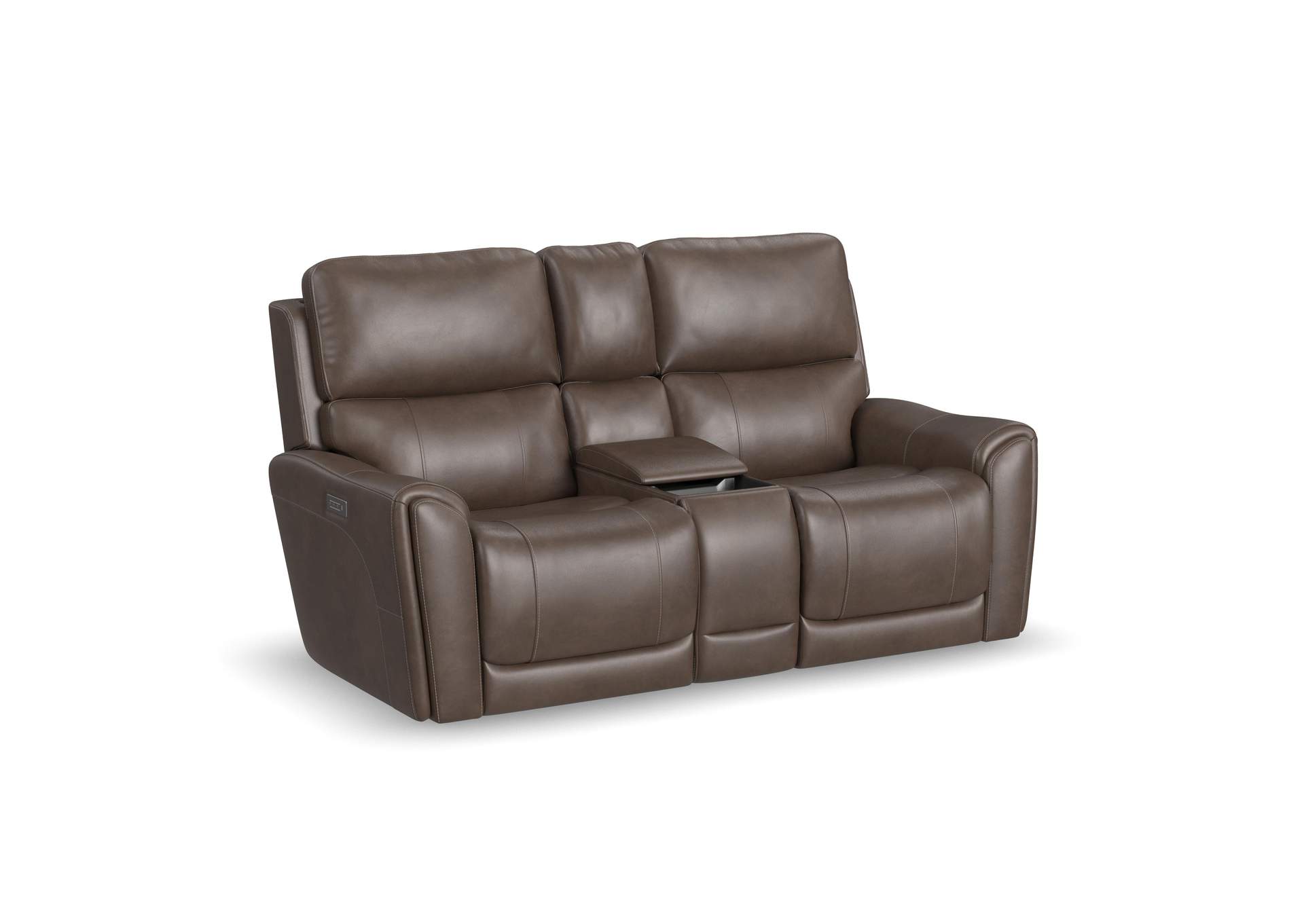 Carter Power Reclining Loveseat with Console & Power Headrests & Lumbar image 1