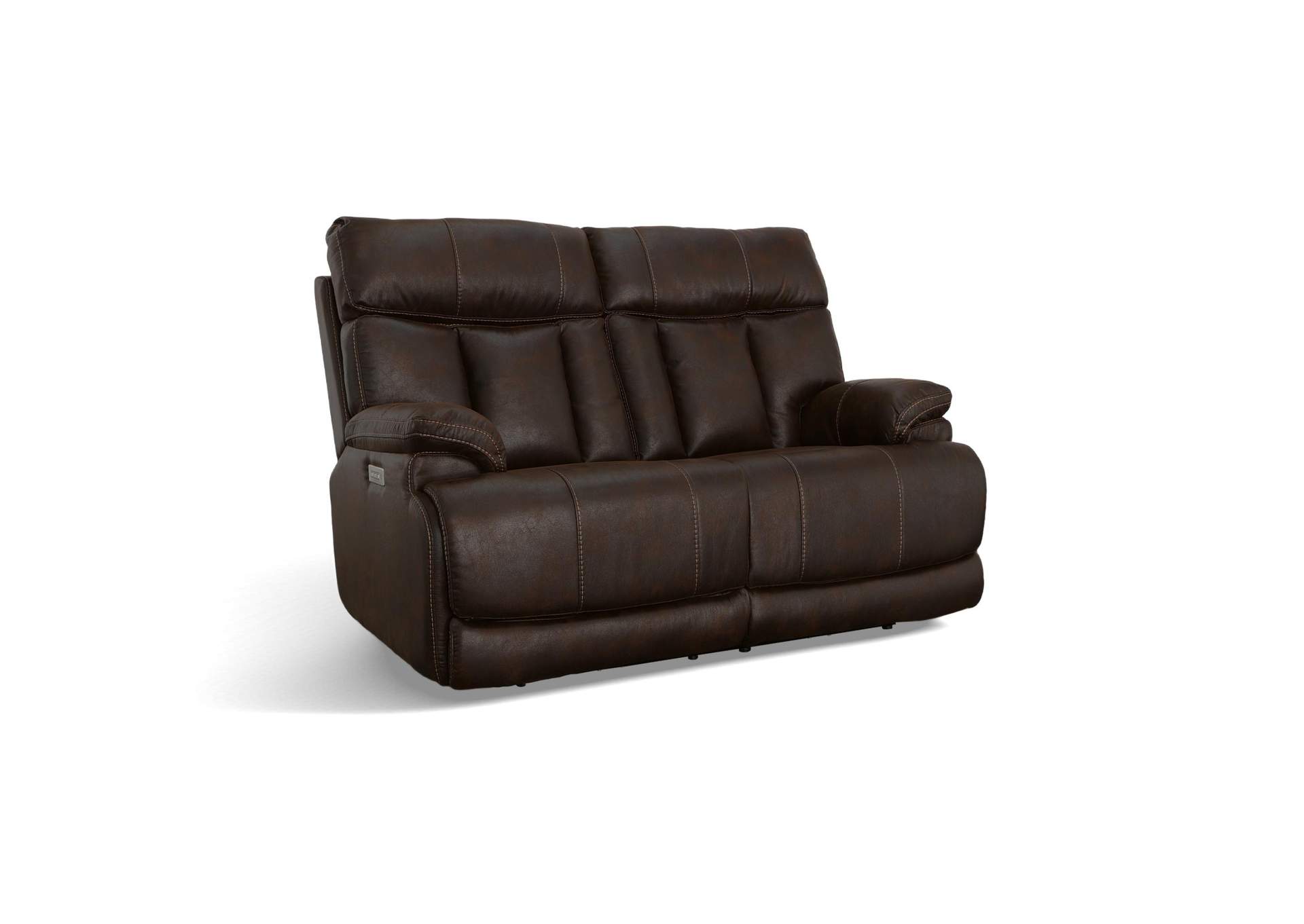 Clive Power Reclining Loveseat with Power Headrests & Lumbar image 1