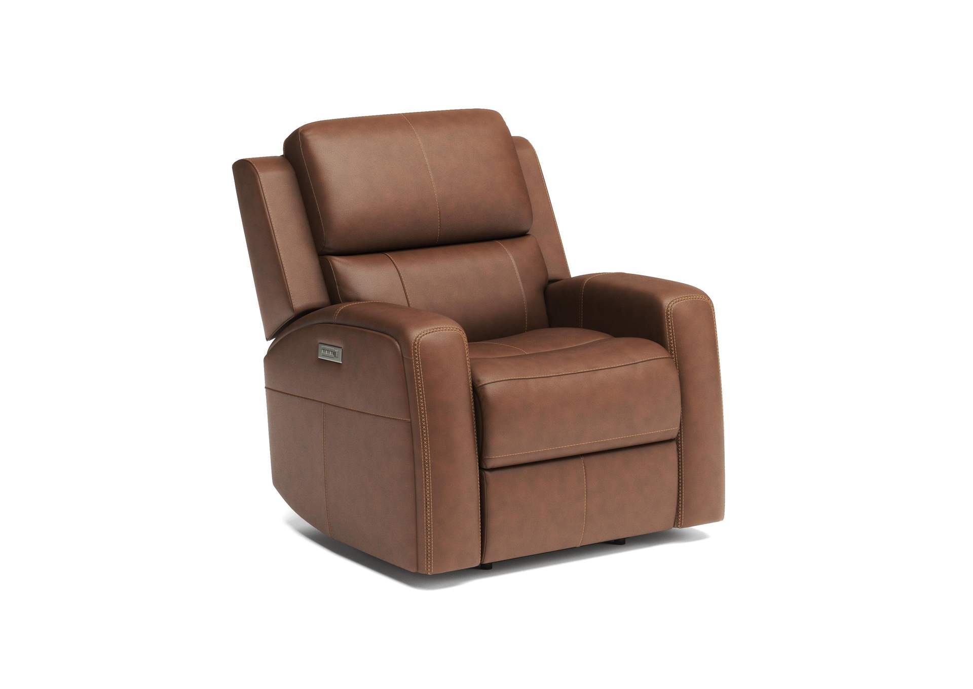 Linden Power Recliner with Power Headrest & Lumbar image 1