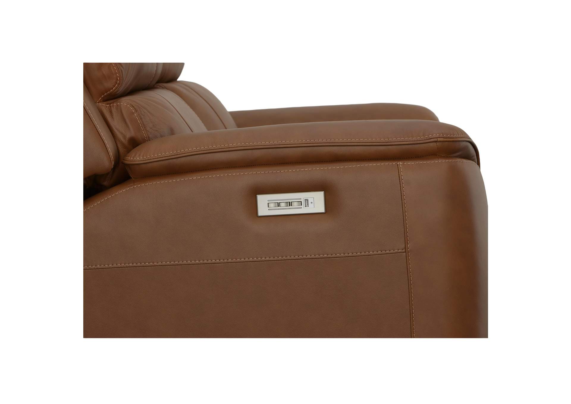 Henry Power Reclining Loveseat with Power Headrests & Lumbar image 7