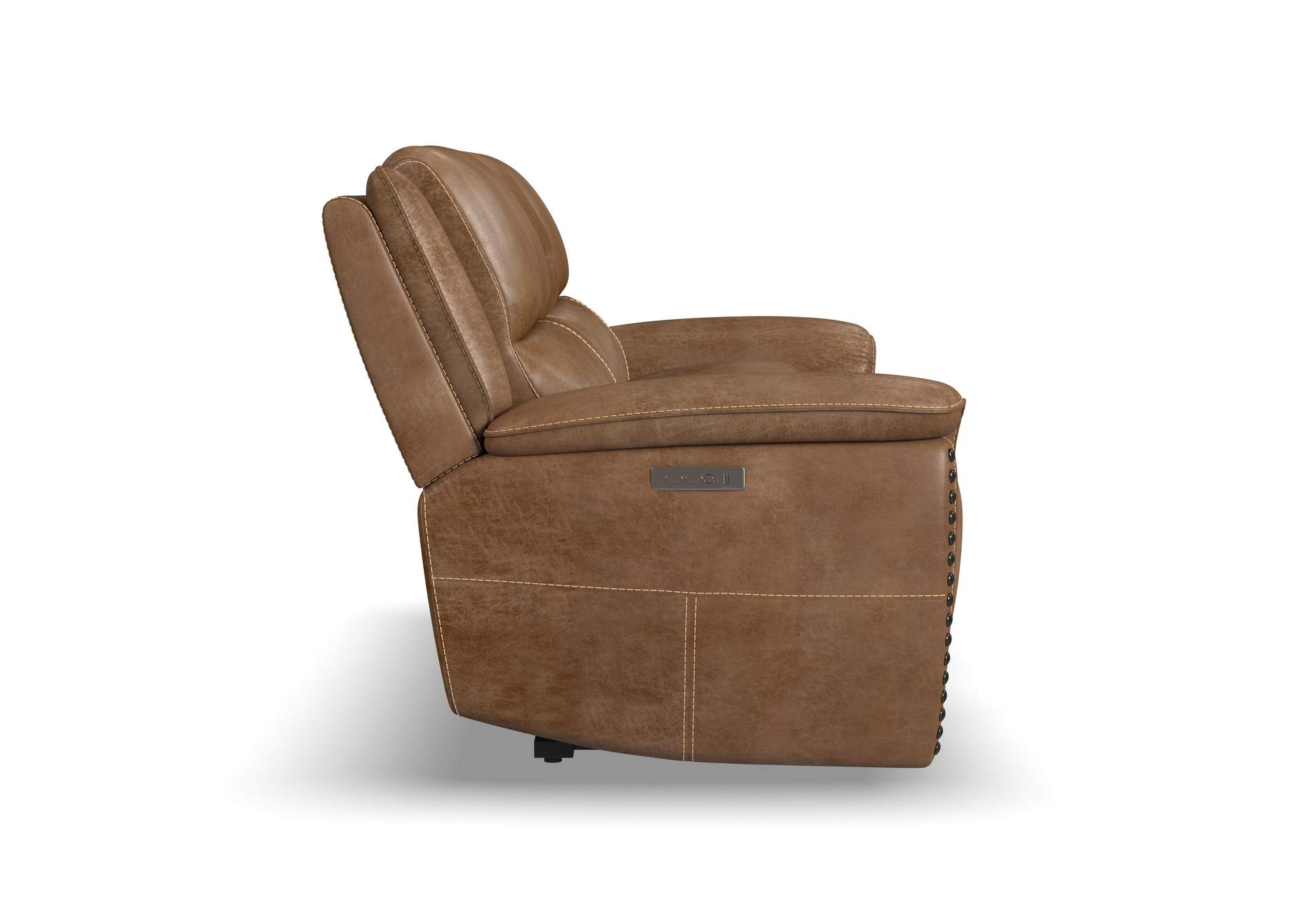 Beau Power Reclining Loveseat with Console & Power Headrests image 4