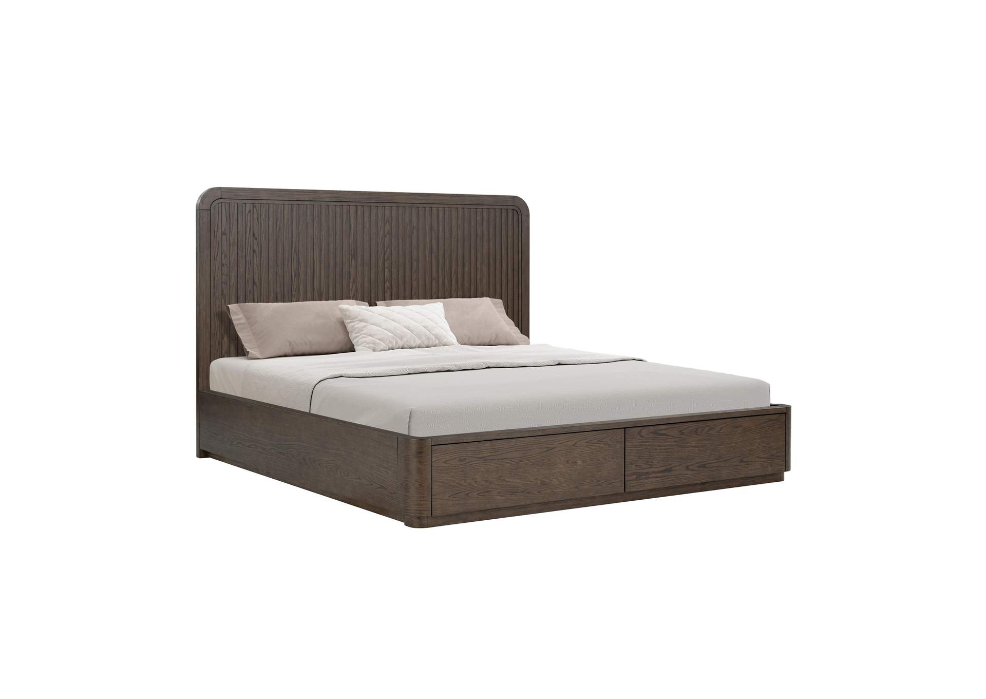 Athens King Panel Storage Bed image 1