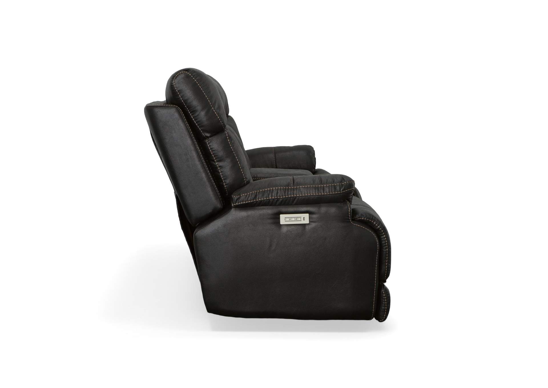 Clive Power Reclining Loveseat with Console, Power Headrests & Lumbar image 6