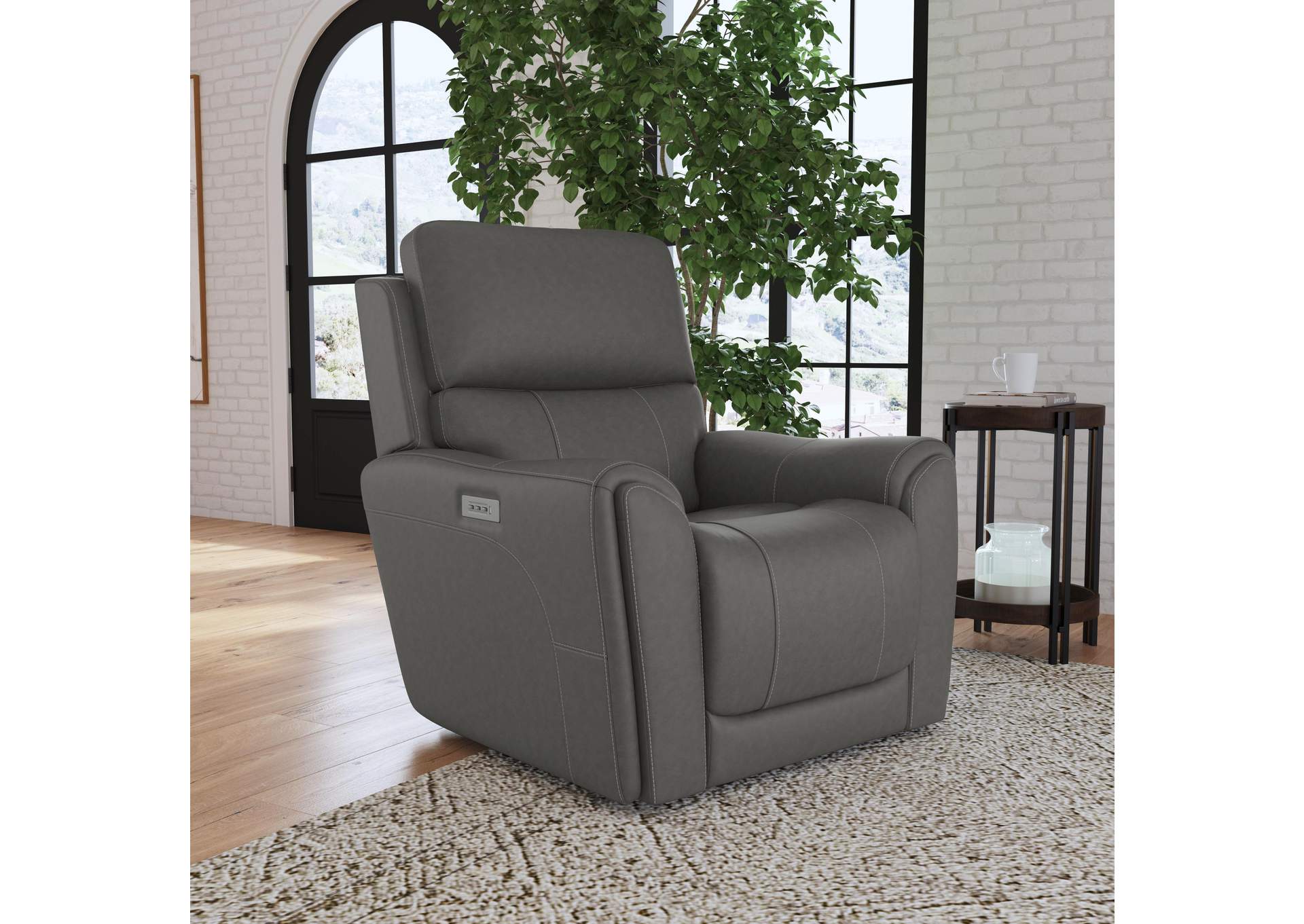Carter Power Recliner with Power Headrest & Lumbar image 6