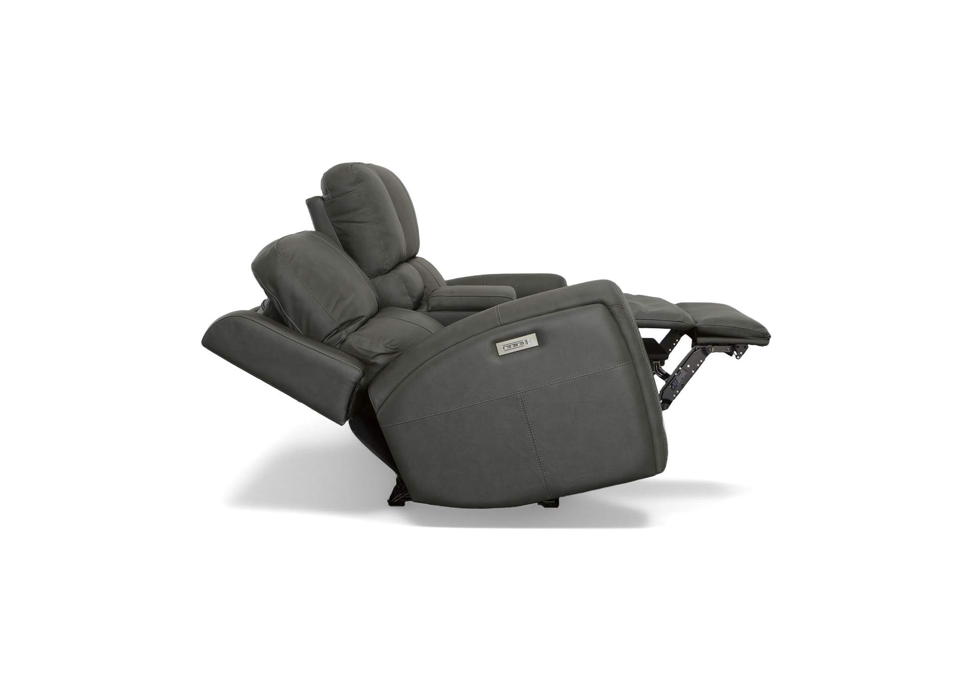 Linden Power Reclining Loveseat with Console & Power Headrests & Lumbar image 3