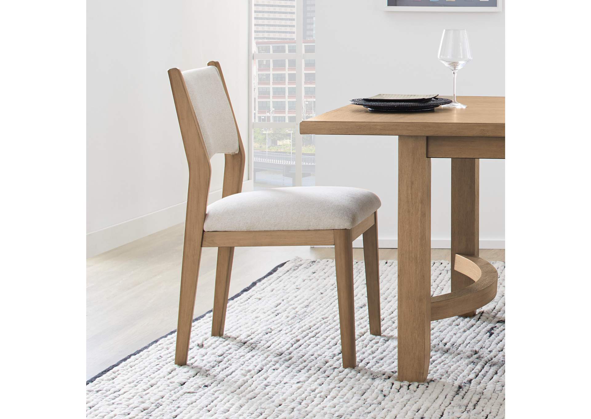 Normandy Pair of Upholstered Dining Chairs image 6