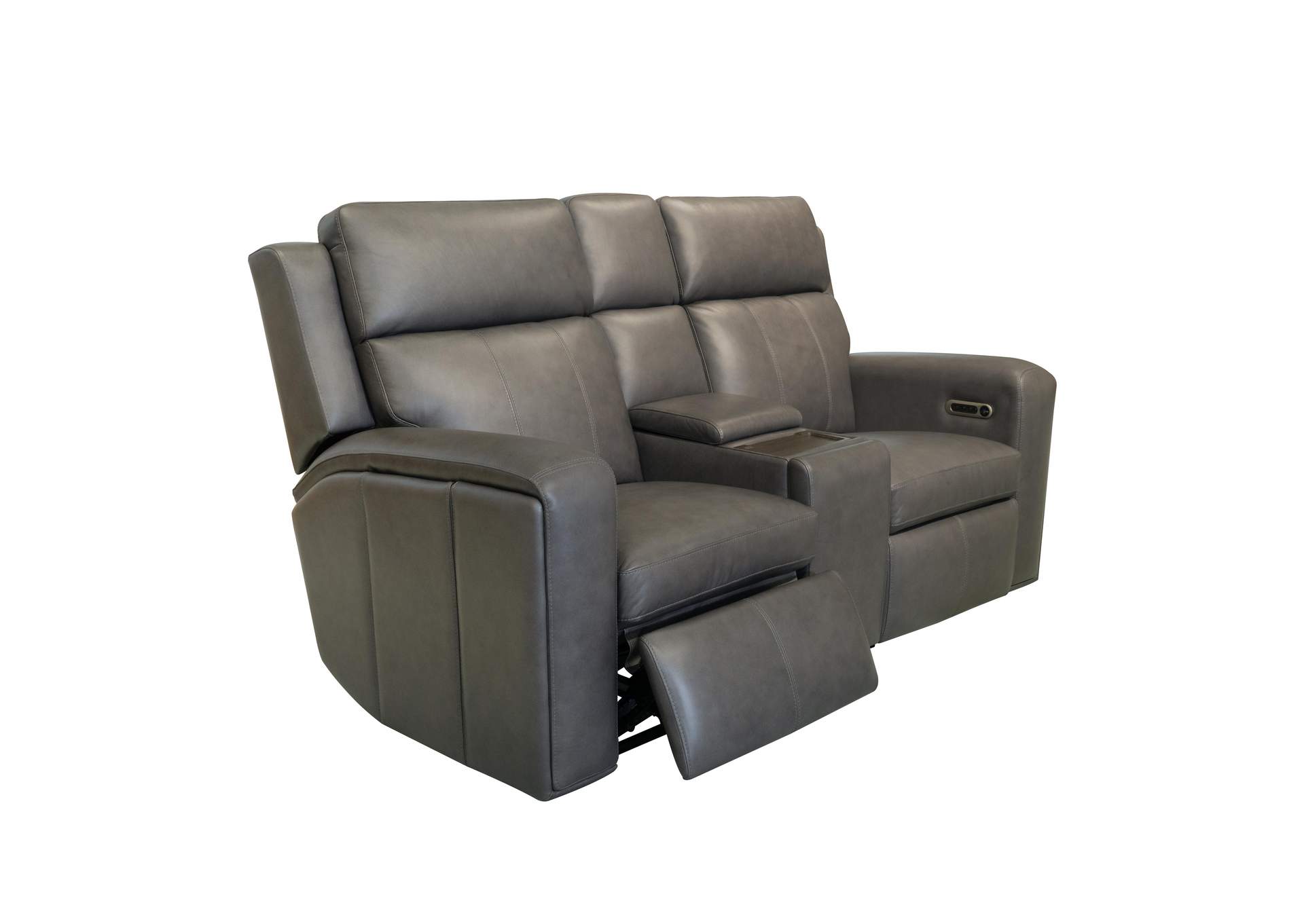 Wyatt Power Reclining Loveseat with Console & Power Headrests & Lumbar image 3