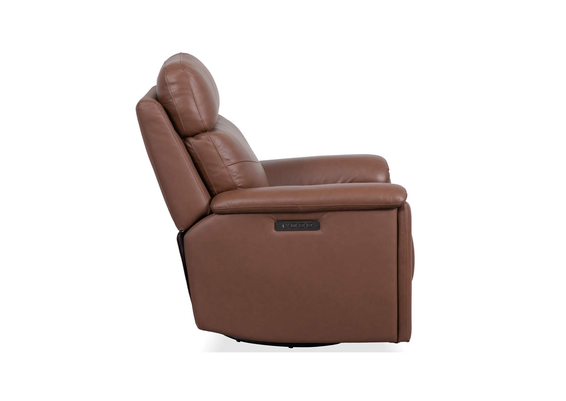 Refined Perfect Match Power Swivel Gliding Recliner with Power Headrest & Lumbar image 6