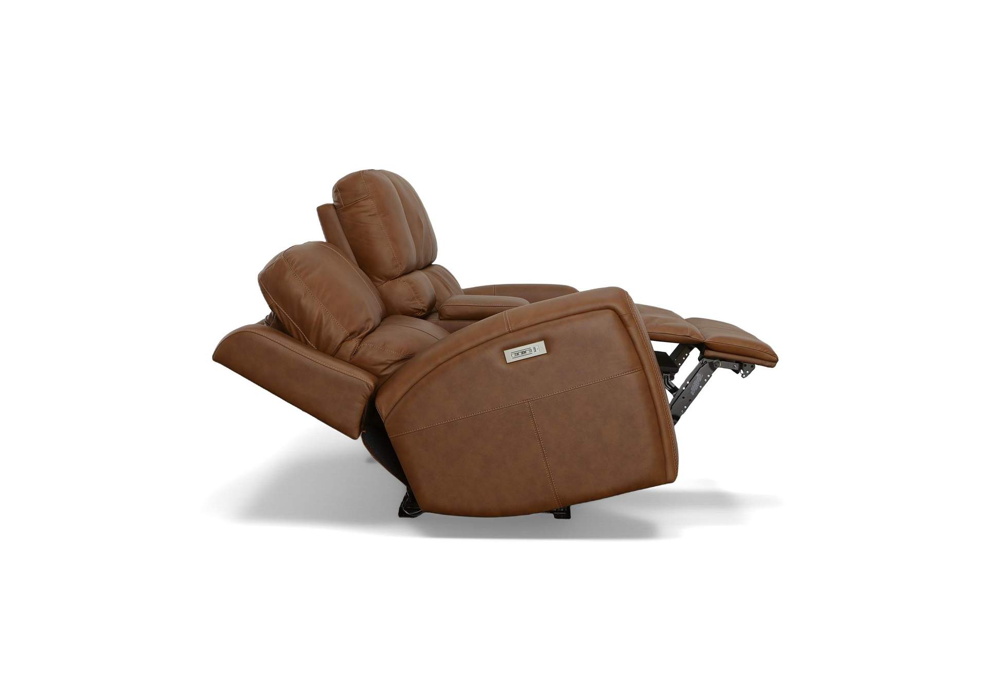 Linden Power Reclining Loveseat with Console & Power Headrests & Lumbar image 3