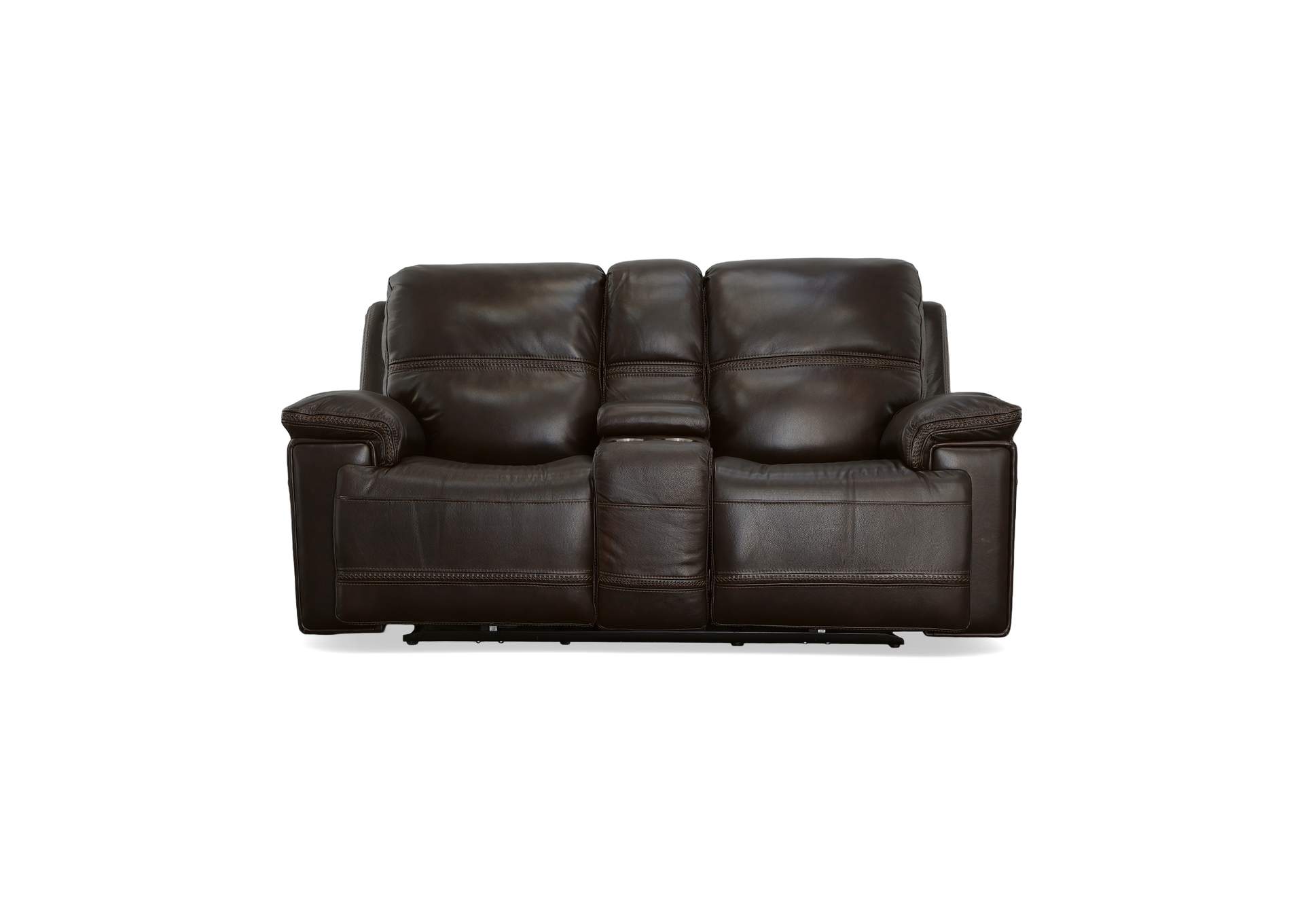 Fenwick Power Reclining Loveseat with Console & Power Headrests image 5