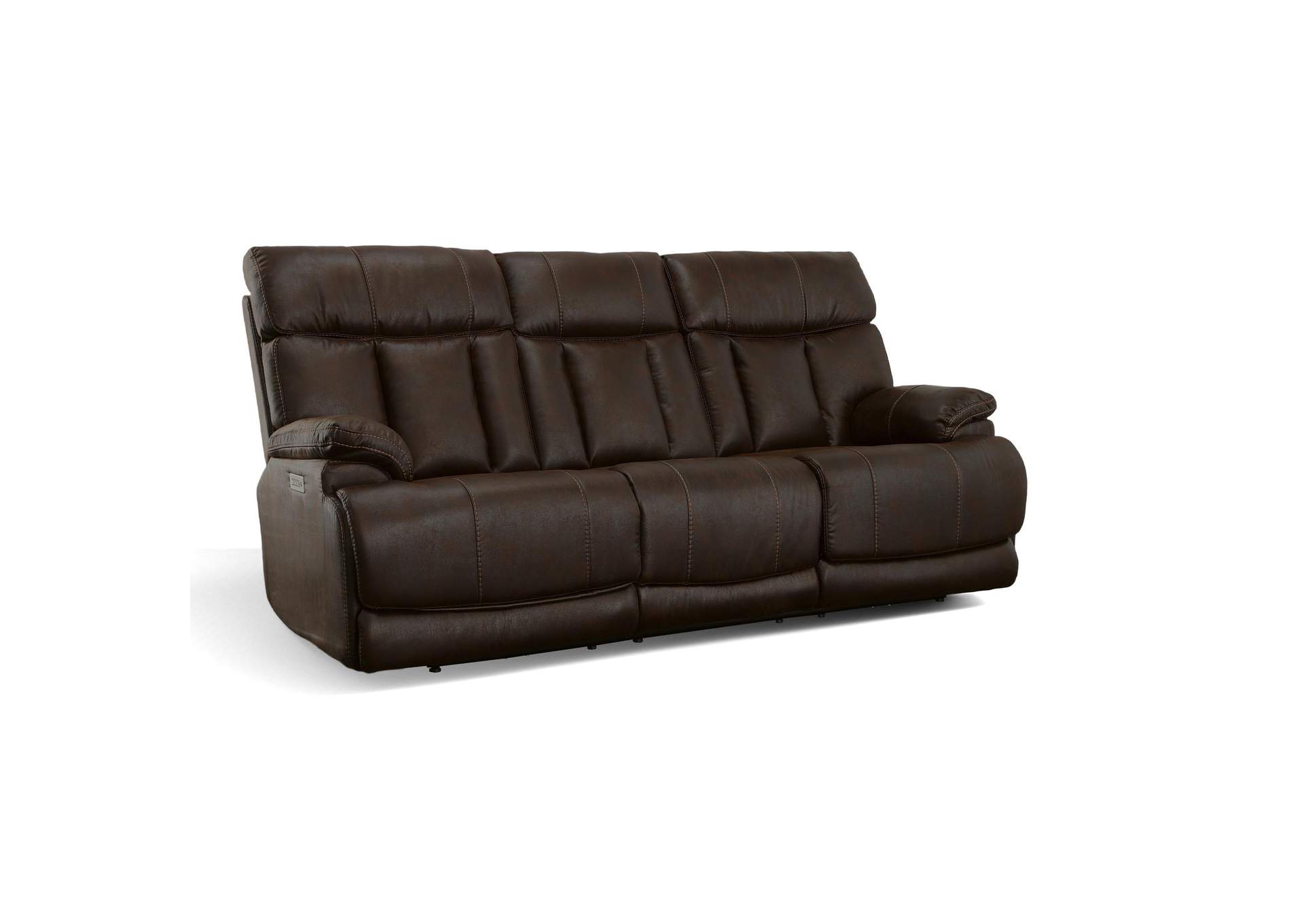 Clive Power Reclining Sofa with Power Headrests & Lumbar image 1