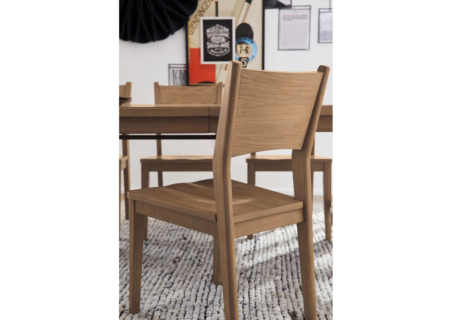 Normandy Pair of Wood Dining Chairs image 6