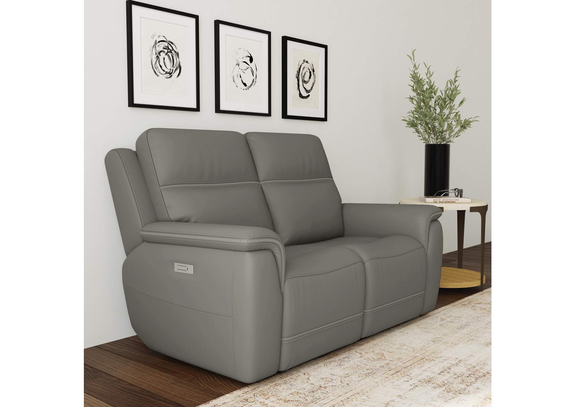 Sawyer Power Reclining Loveseat w/ Pwr Headrests, Lumbar image 8