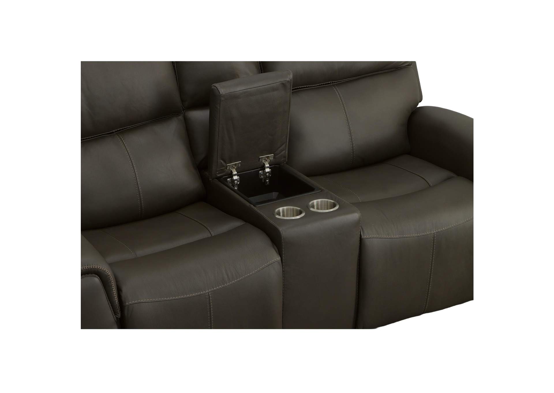 Jarvis Power Reclining Loveseat with Console & Power Headrests image 9