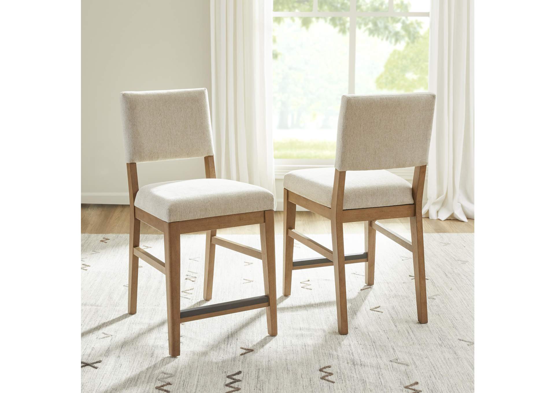 Millwork Pair of Counter Chairs image 7