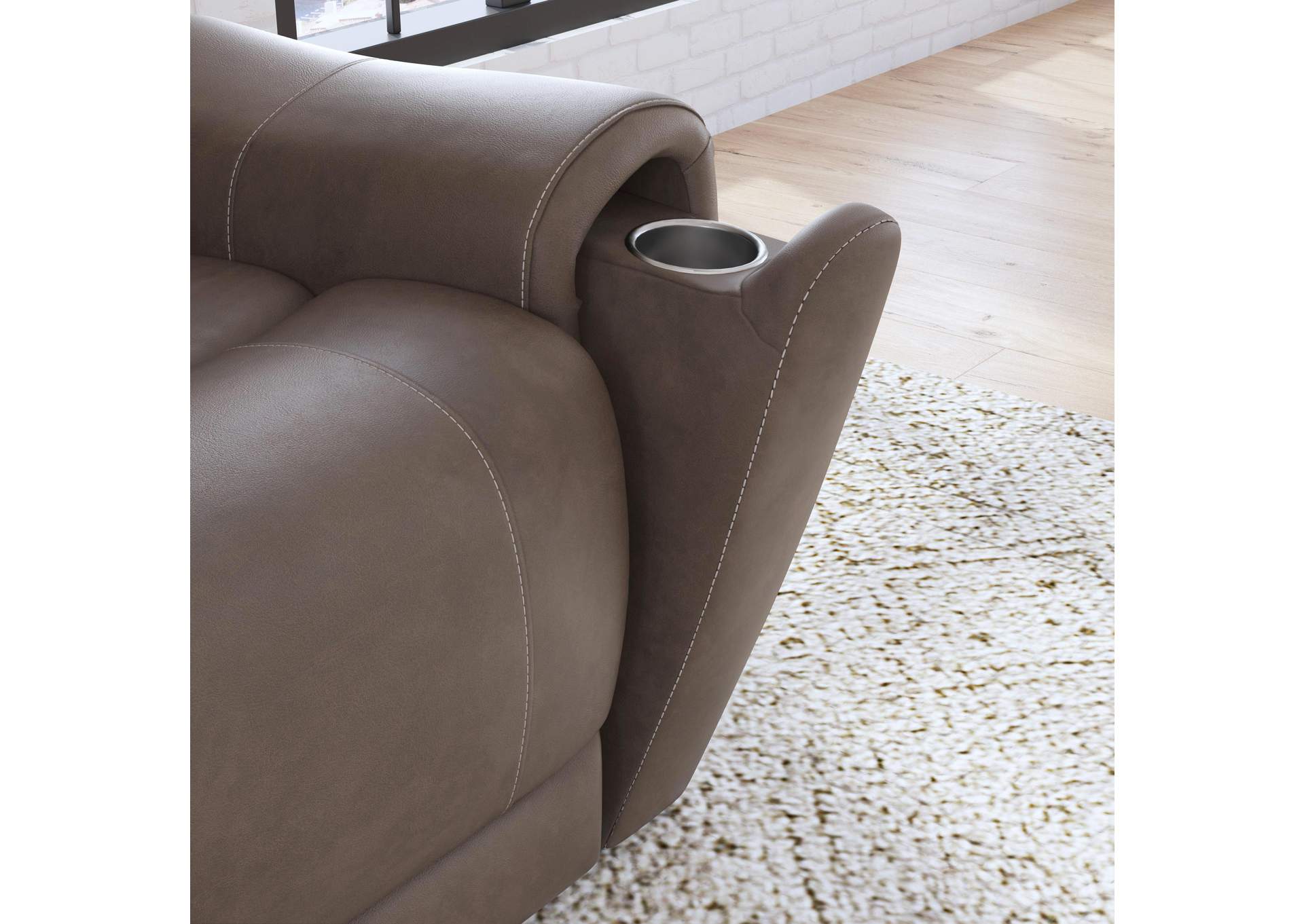 Carter Power Reclining Loveseat with Power Headrests & Lumbar image 7