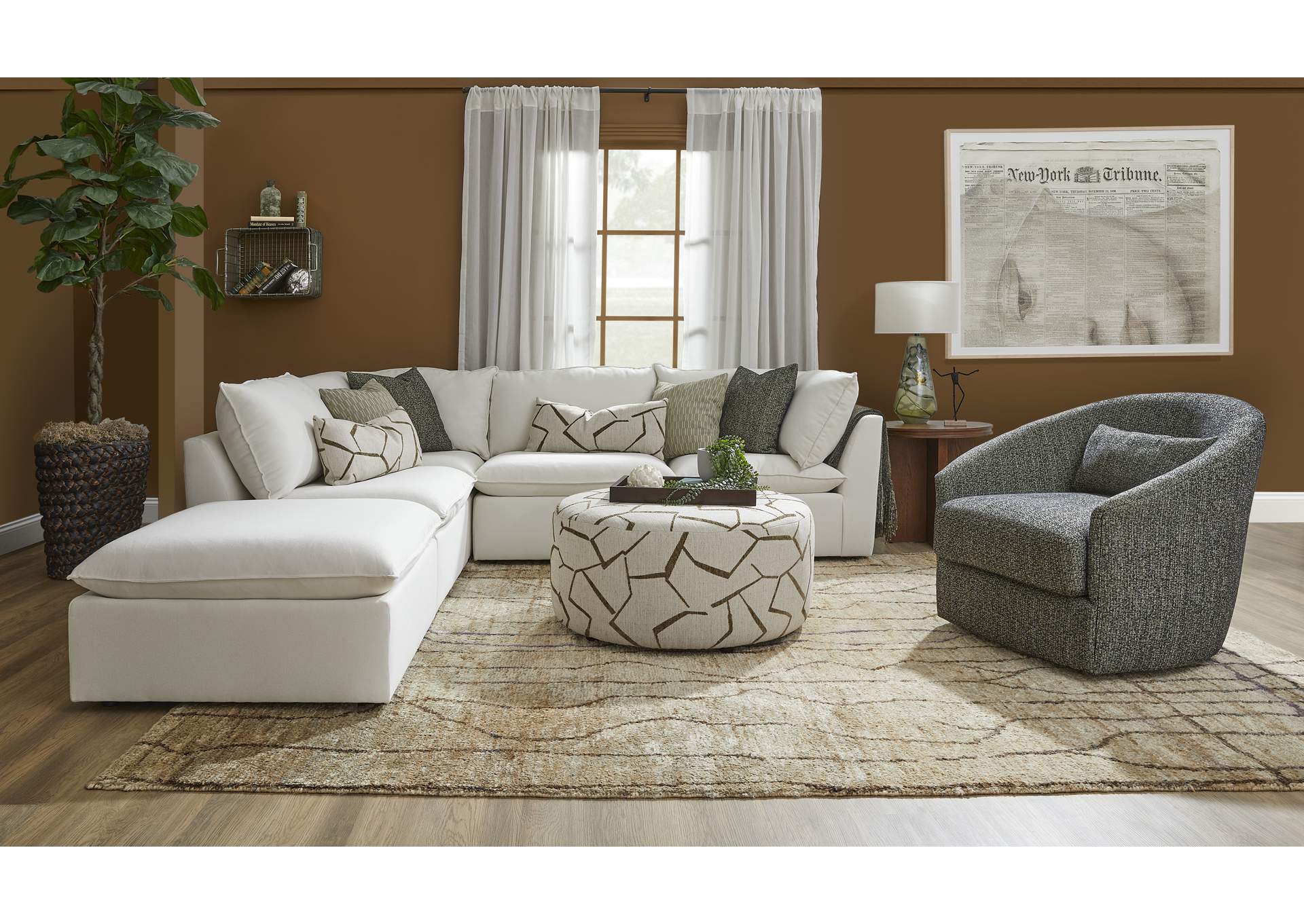 Avalon Cocktail Ottoman image 5