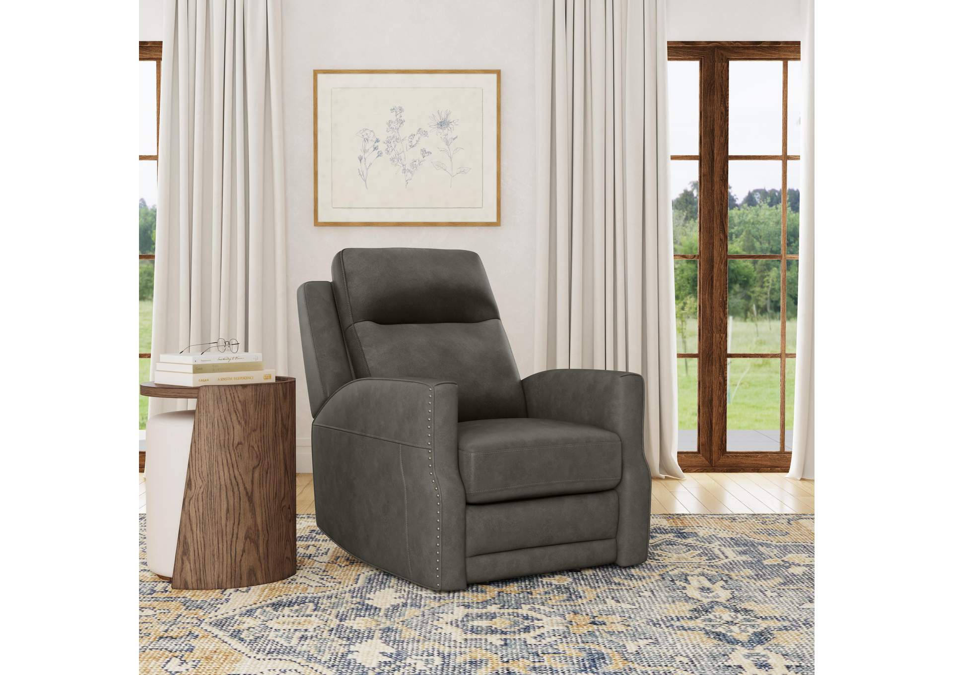 Maxwell Power Gliding Recliner with Power Headrest and Lumbar image 5