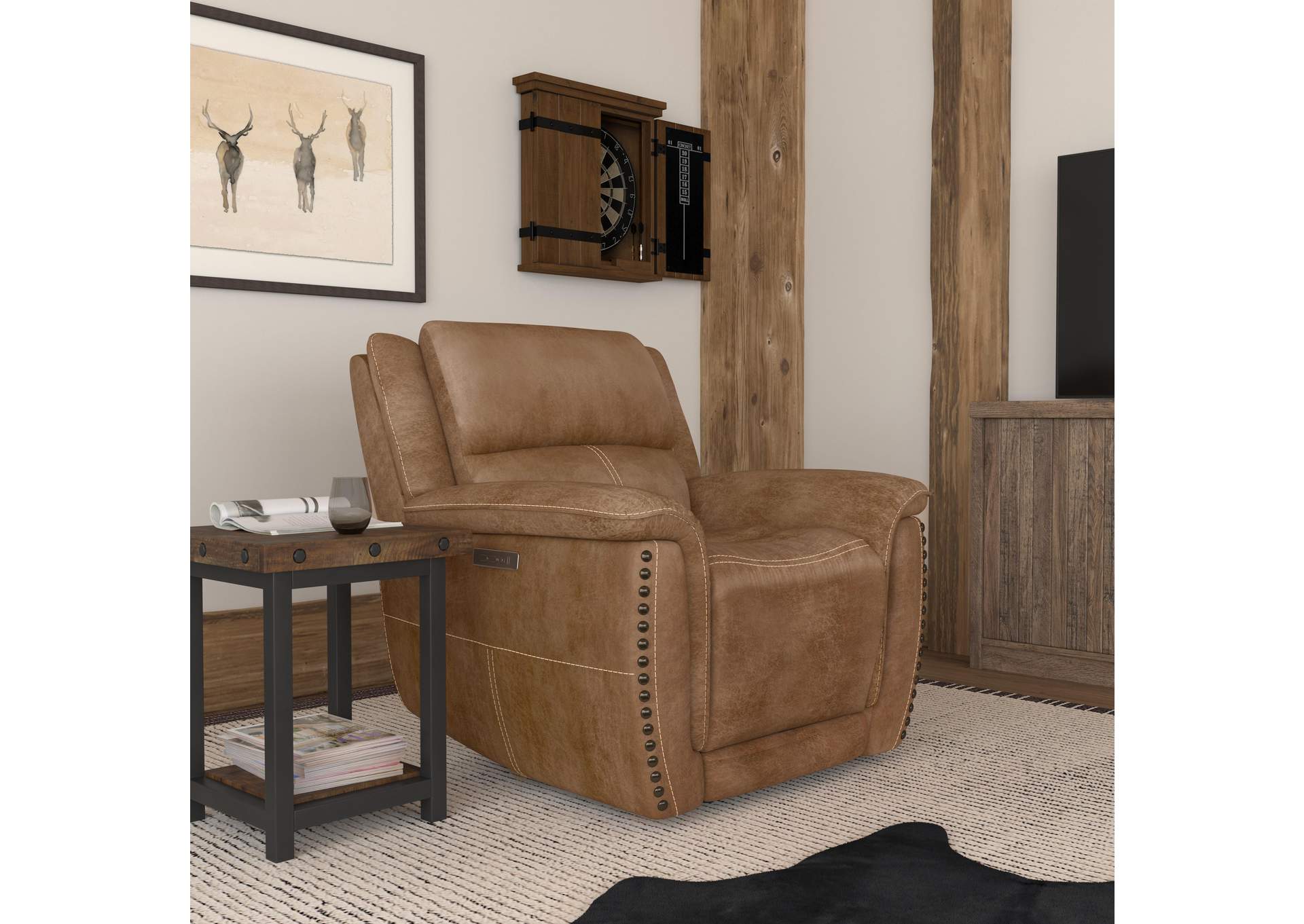 Beau Power Recliner with Power Headrest image 6