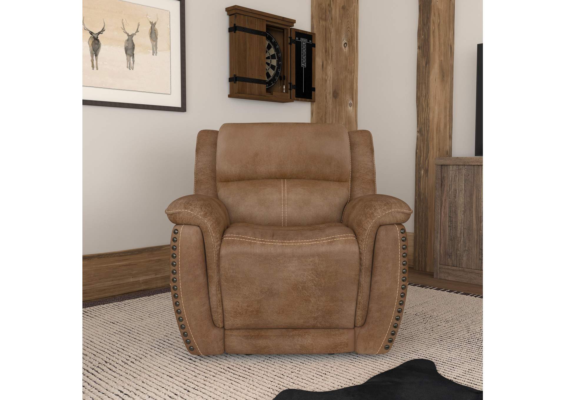 Beau Power Recliner with Power Headrest image 5