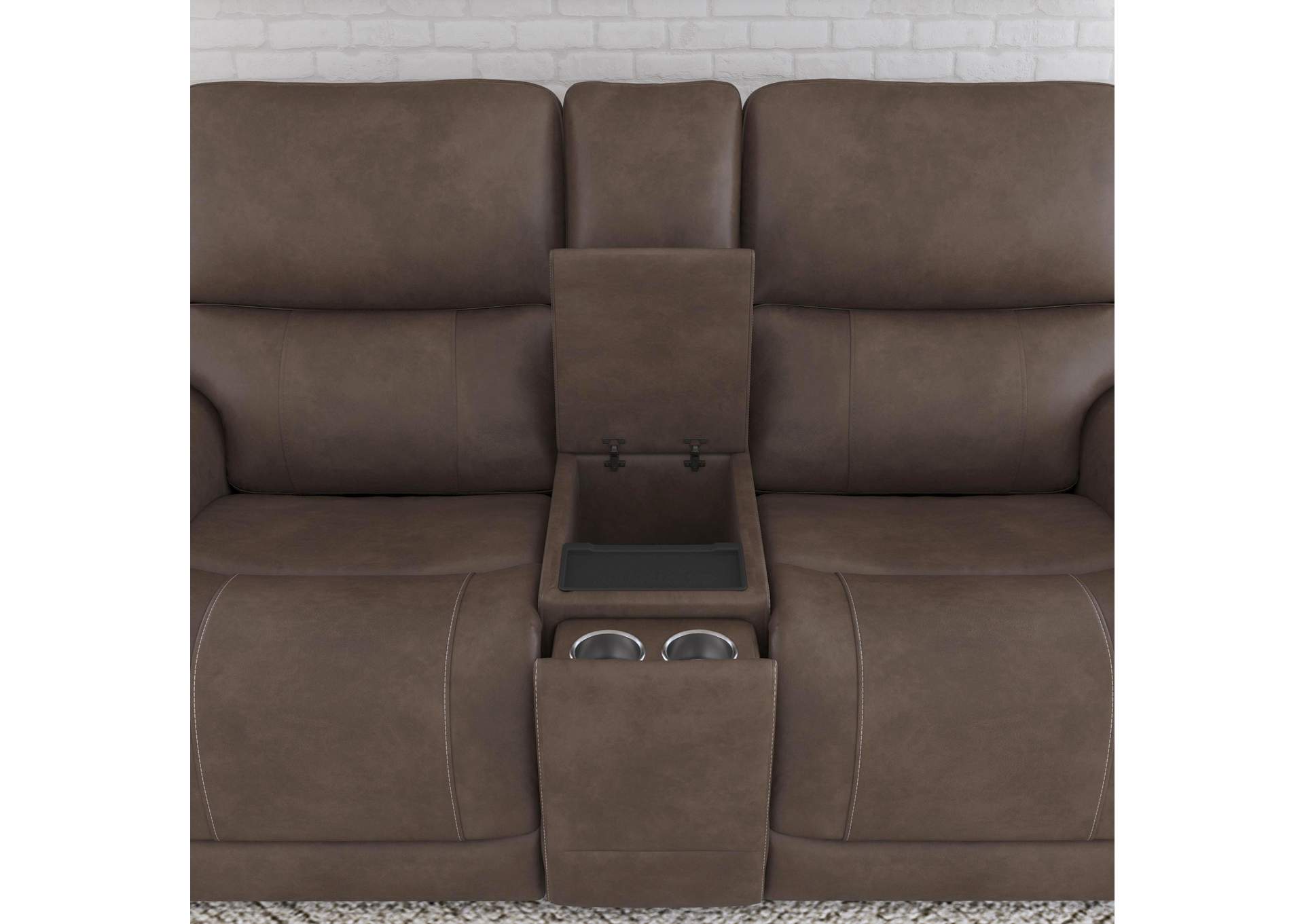Carter Power Reclining Loveseat with Console & Power Headrests & Lumbar image 9
