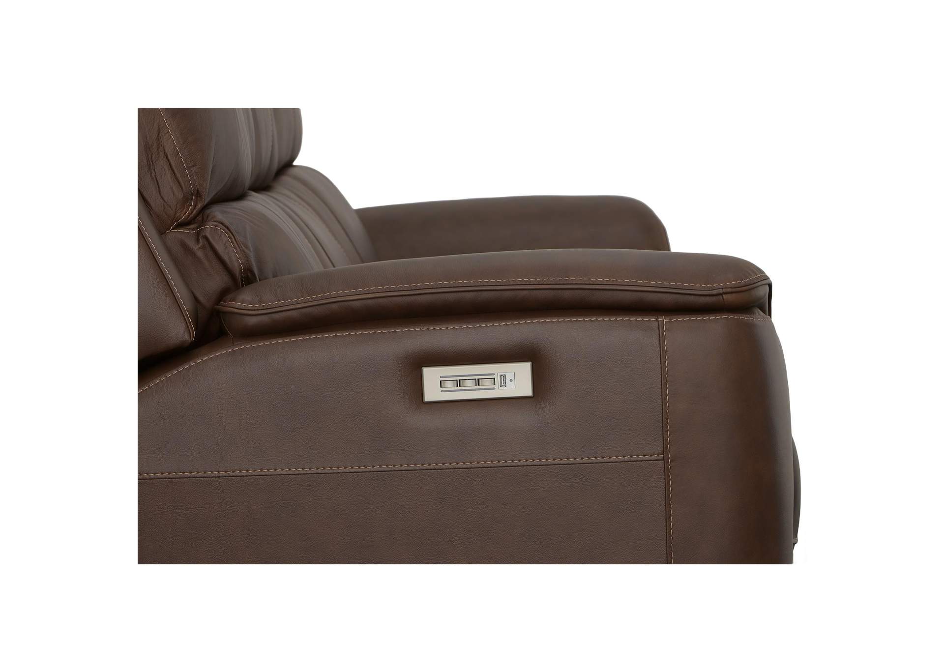 Henry Power Reclining Sofa with Power Headrests & Lumbar image 7