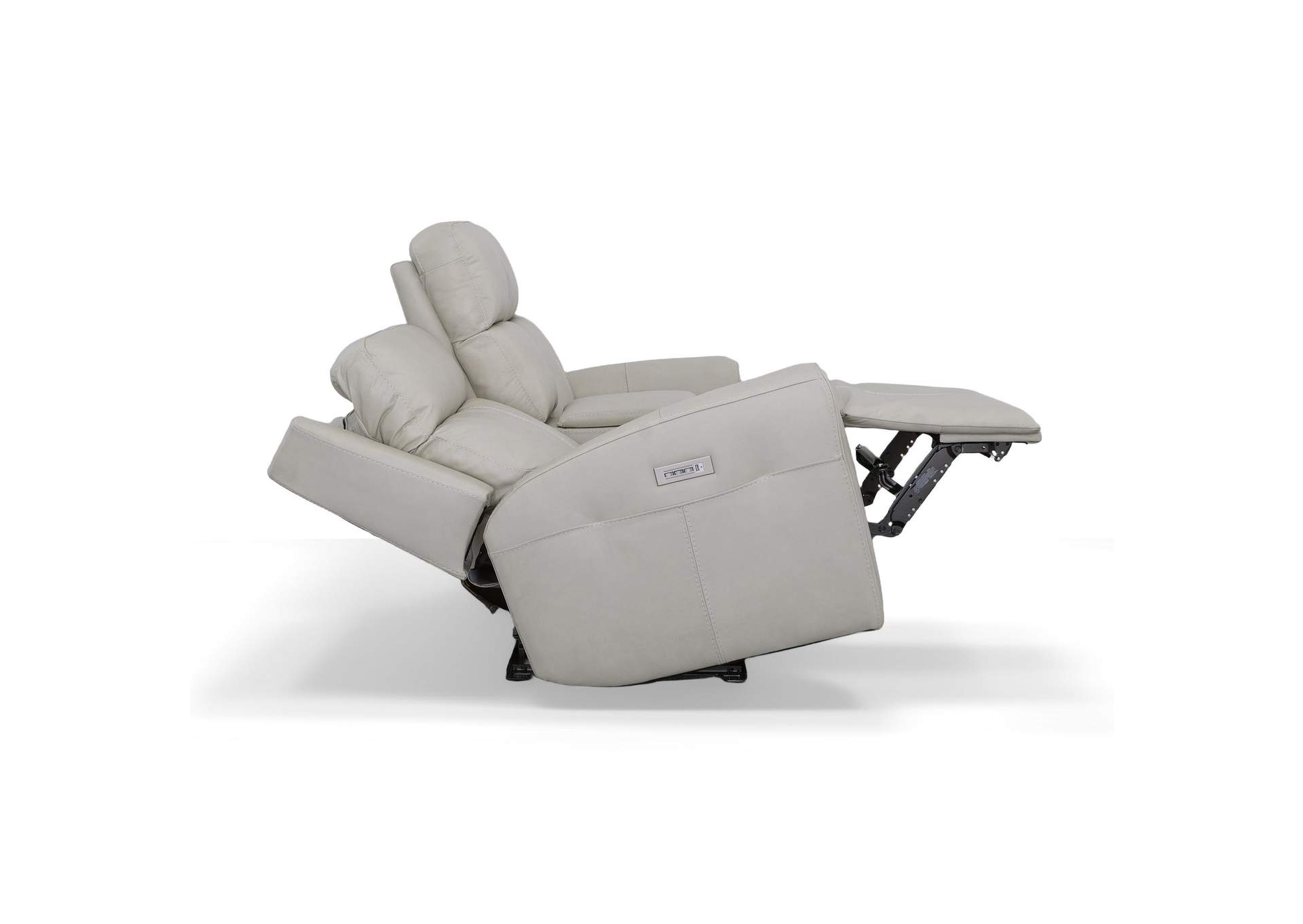 Barnett Power Reclining Loveseat with Console, Power Headrests & Lumbar image 4