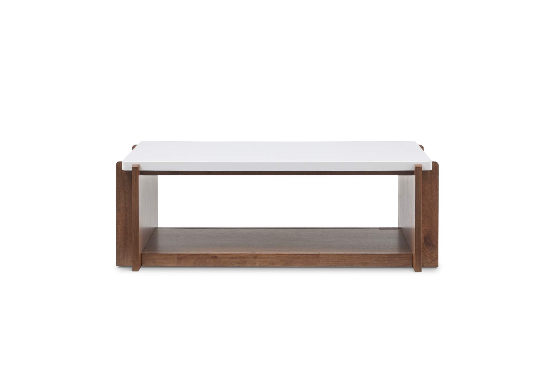 Lincoln Rectangular Coffee Table with Casters image 3